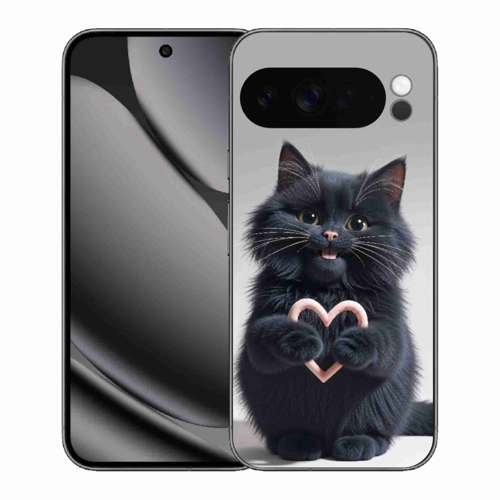 mmCase gél tok a Google Pixel 10 Pro XL-hez – Macska szerelem 3