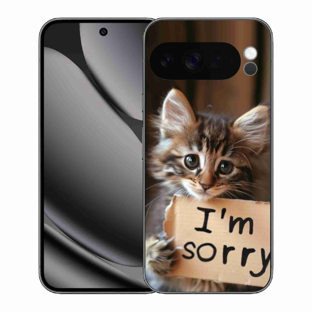 Gél borítás mmCase a Google Pixel 10 Pro XL számára - Cat's Excuse (Macska mentség)
