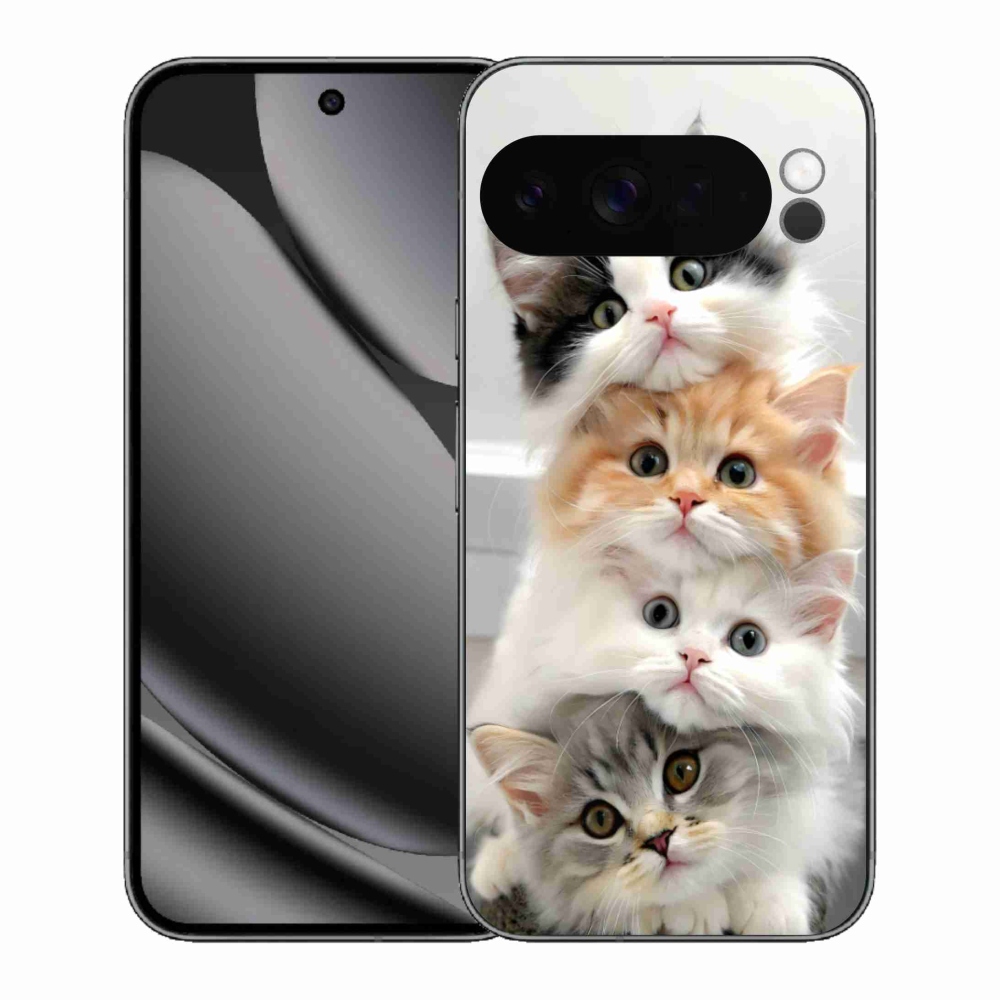 Zselés borítás mmCase a Google Pixel 10 Pro XL-hez - macska banda