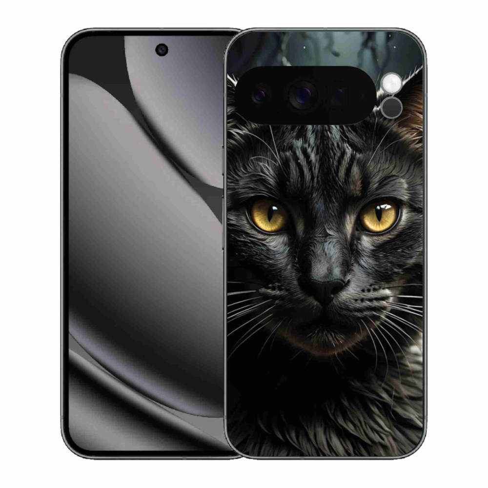 Zselés borítás mmCase a Google Pixel 10 Pro XL-hez - macskaszem 3