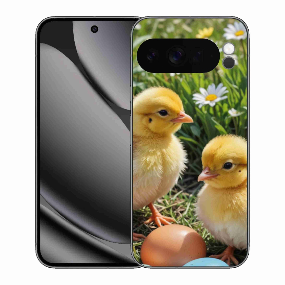 Zselés borítás mmCase a Google Pixel 10 Pro XL számára - csibék