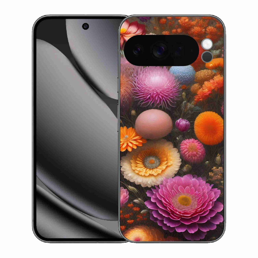 Gél borítás mmCase a Google Pixel 10 Pro XL-hez - virágos kompozíció