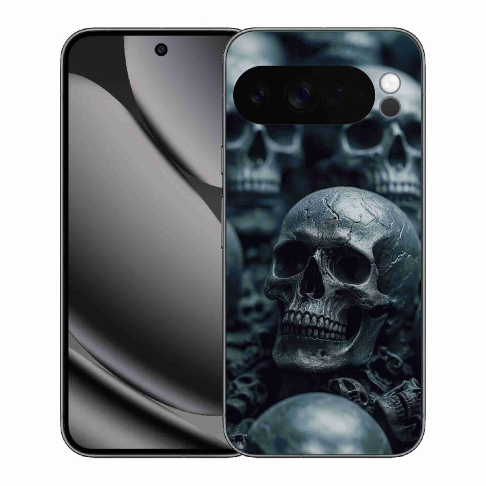 Zselés borítás mmCase a Google Pixel 10 Pro XL-hez - koponya 2