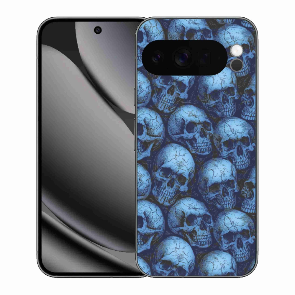 Zselés borítás mmCase a Google Pixel 10 Pro XL számára - koponyák