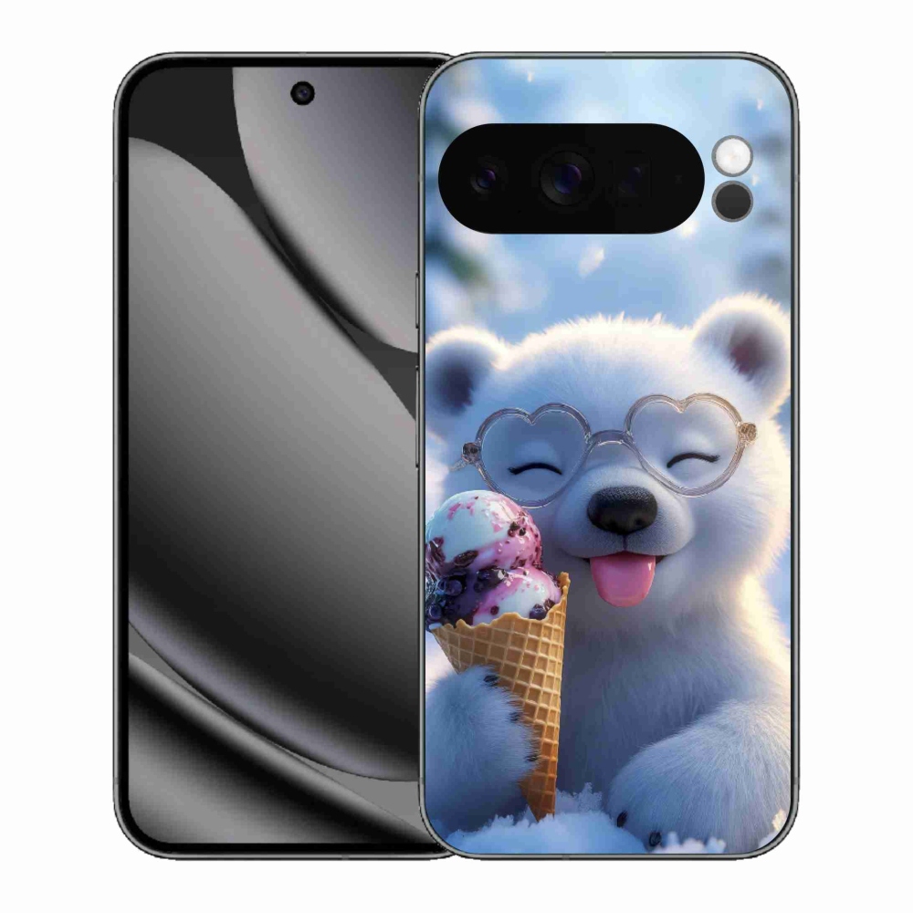mmCase gél tok a Google Pixel 10 Pro XL-hez – mackó fagylalttal