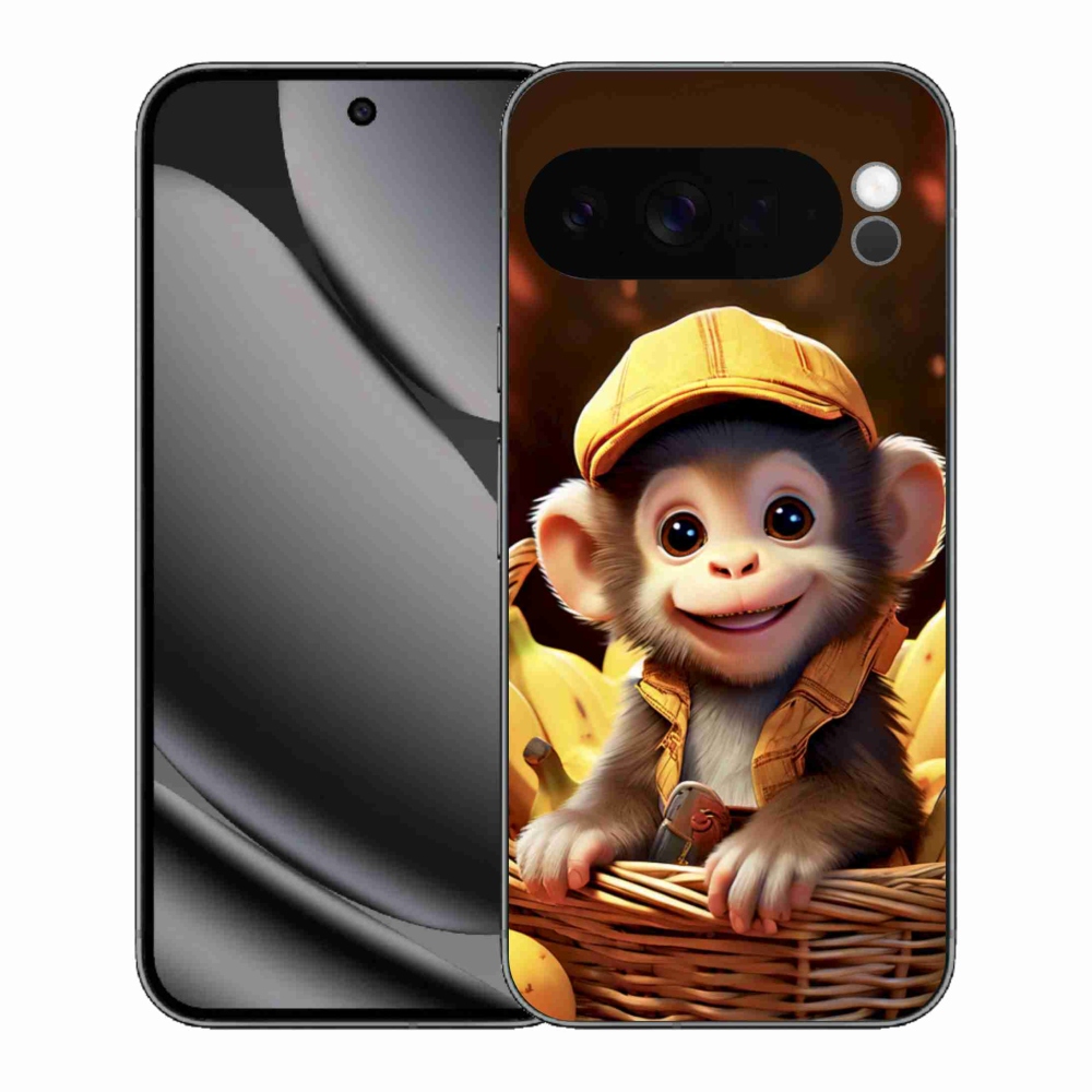 mmCase gél tok a Google Pixel 10 Pro XL-hez – majom a kosárban