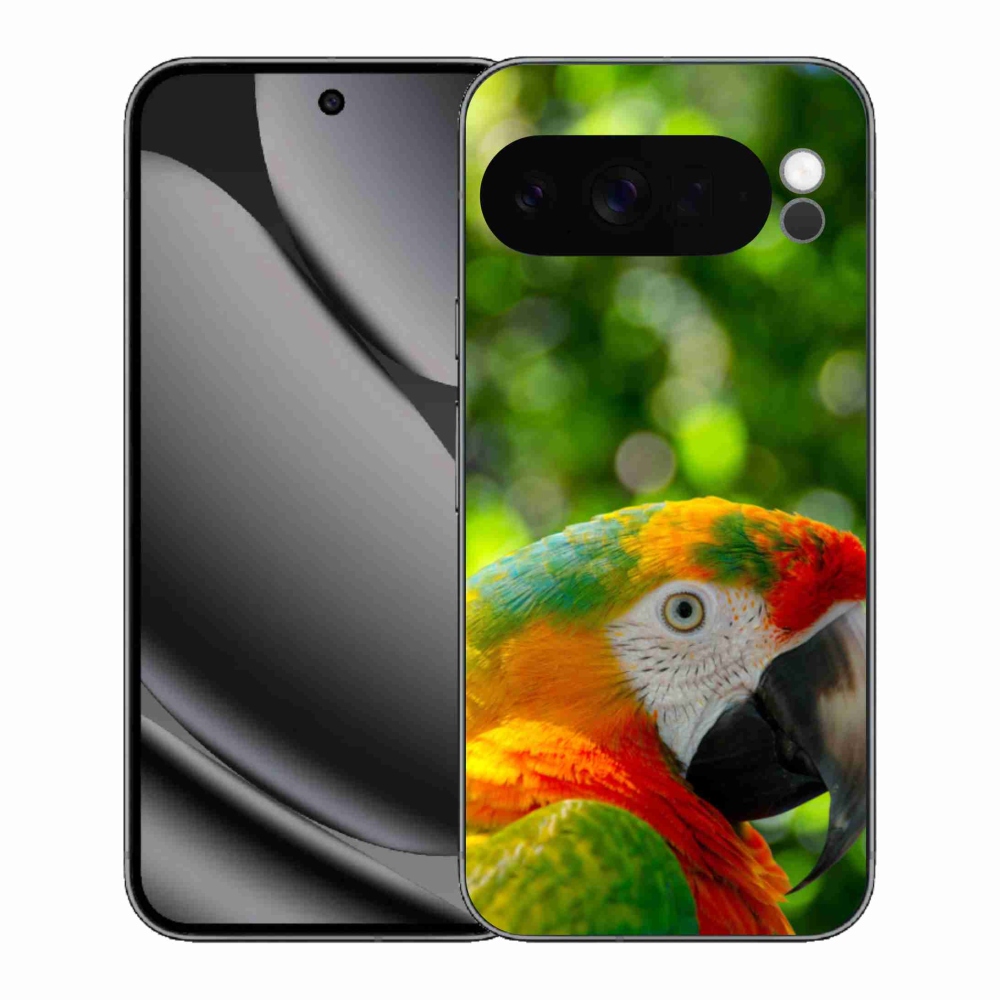 Gél borítás mmCase a Google Pixel 10 Pro XL-hez - papagáj ara 3
