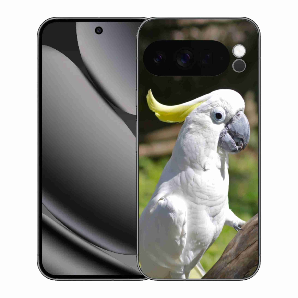 Gél borítás mmCase a Google Pixel 10 Pro XL-hez - papagáj kakadu 2
