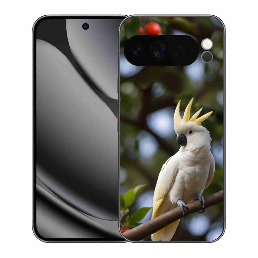 mmCase gél tok a Google Pixel 10 Pro XL-hez – kakadu papagáj 3