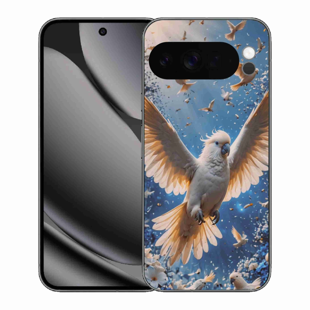 Gél borítás mmCase a Google Pixel 10 Pro XL-hez - papagáj kakadu