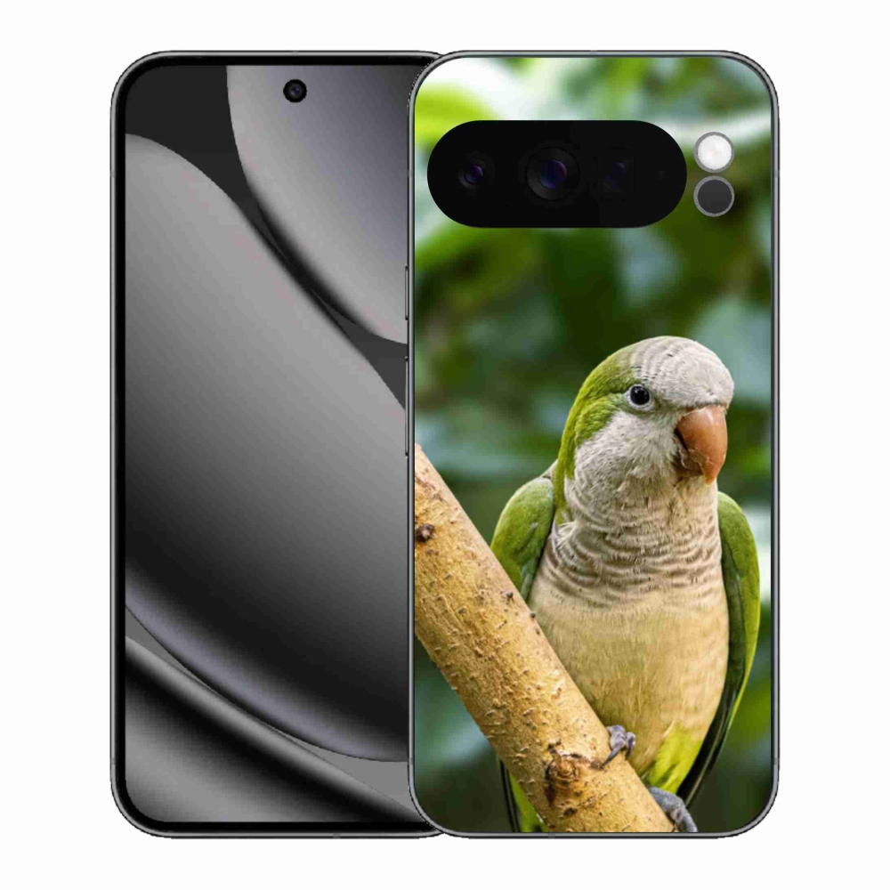 Zselés borítás mmCase a Google Pixel 10 Pro XL-hez - papagáj