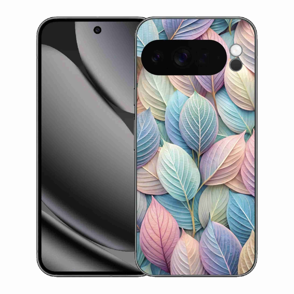 Zselés borítás mmCase a Google Pixel 10 Pro XL-hez - pasztell levelek