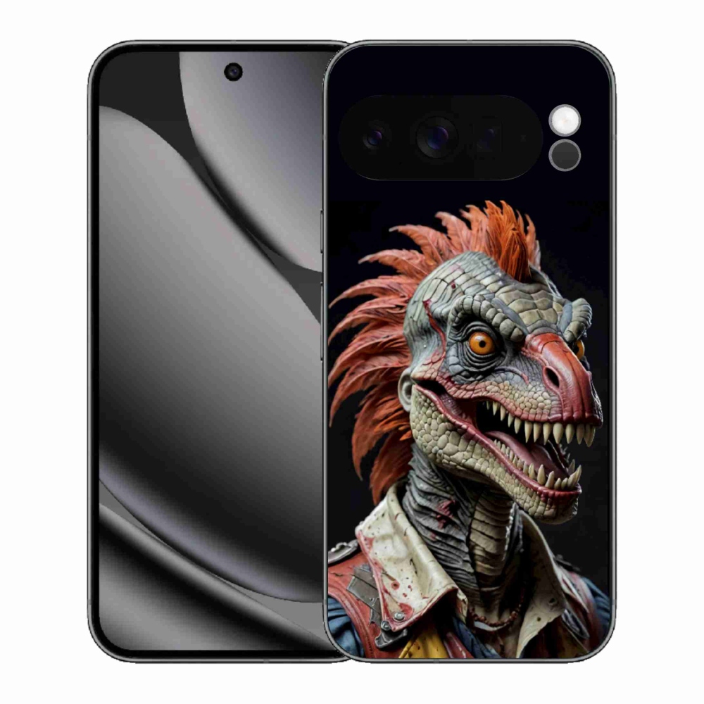 mmCase gél tok a Google Pixel 10 Pro XL-hez – punk dinoszaurusz