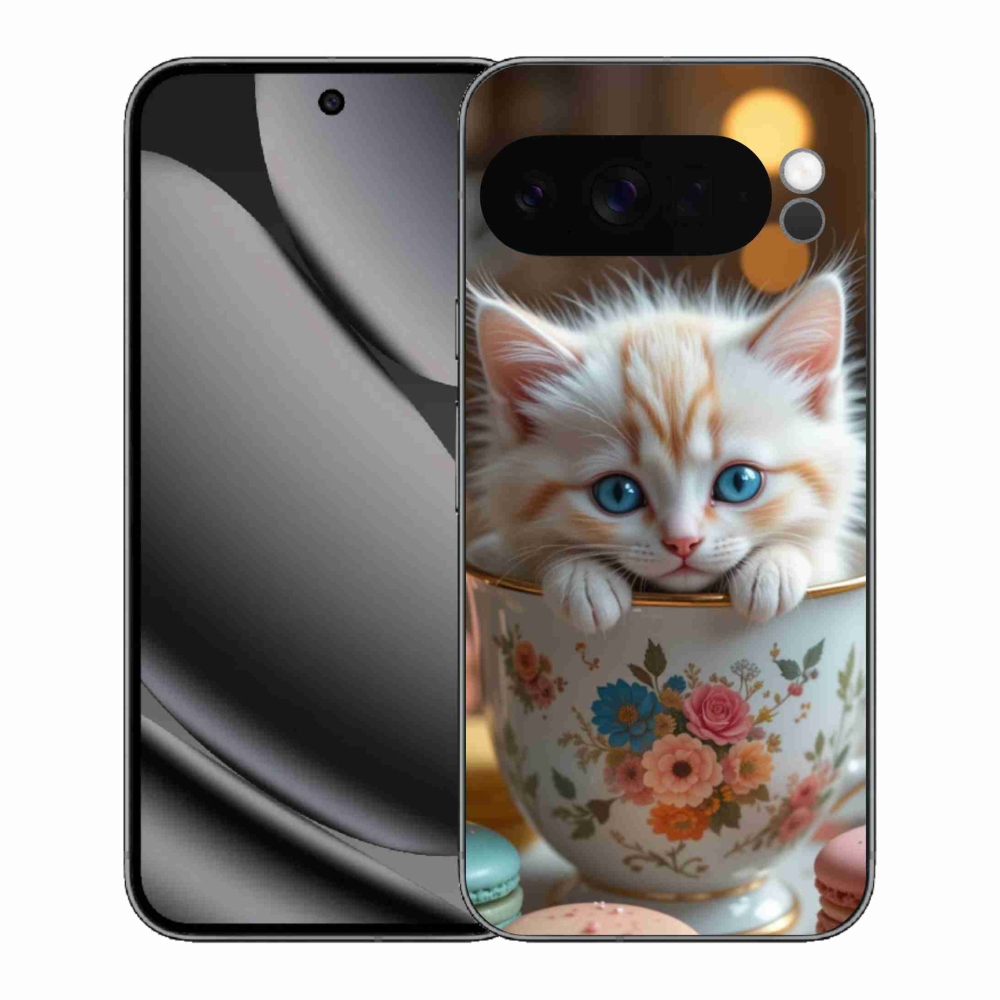 Gél borítás mmCase a Google Pixel 10 Pro XL-hez - aranyos cica 6