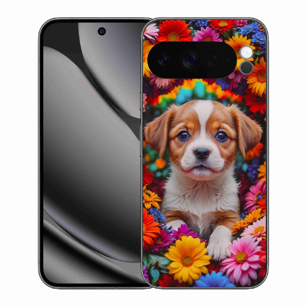 Gél borítás mmCase a Google Pixel 10 Pro XL-hez - aranyos kiskutya
