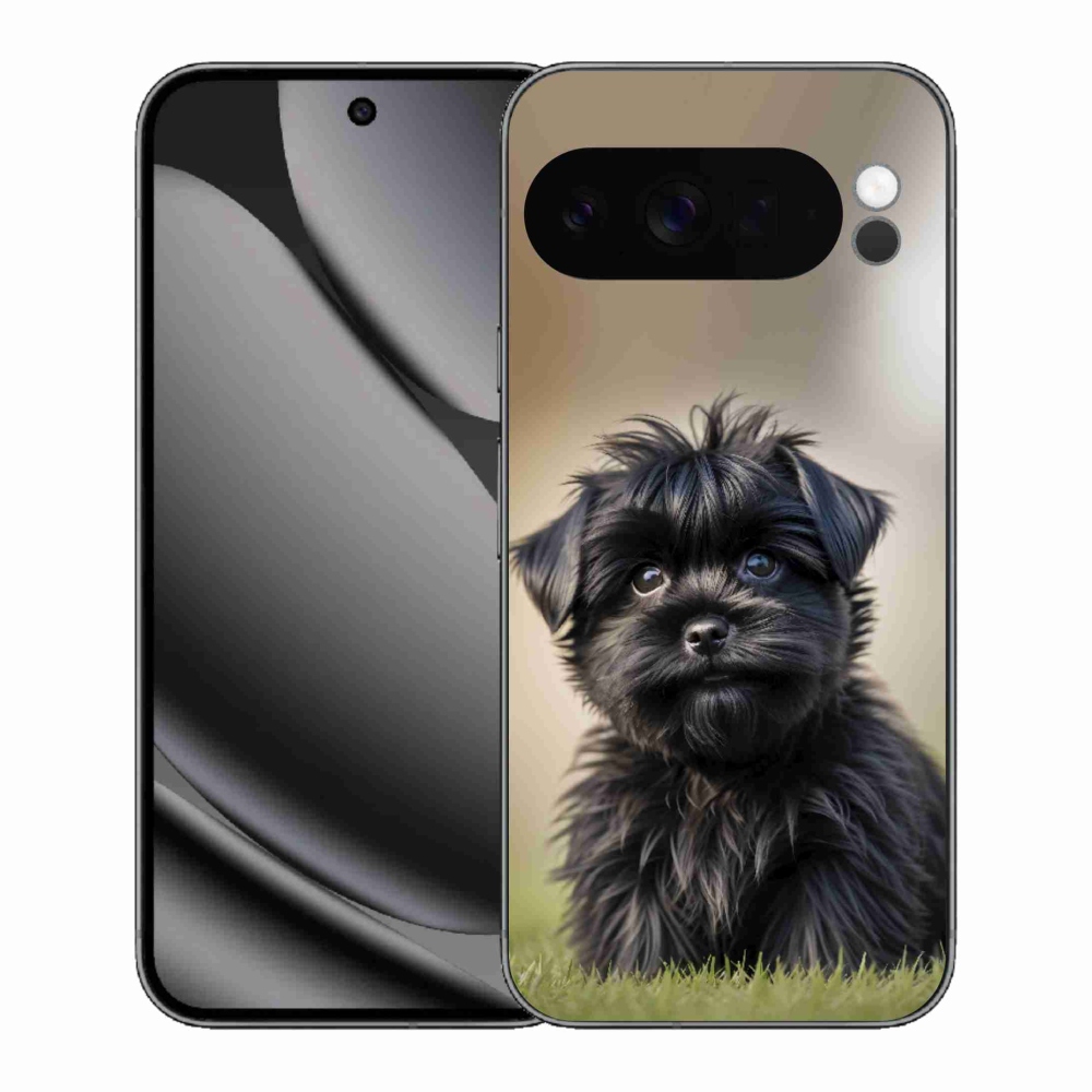 mmCase gél tok a Google Pixel 10 Pro XL-hez – aranyos fekete kutyus