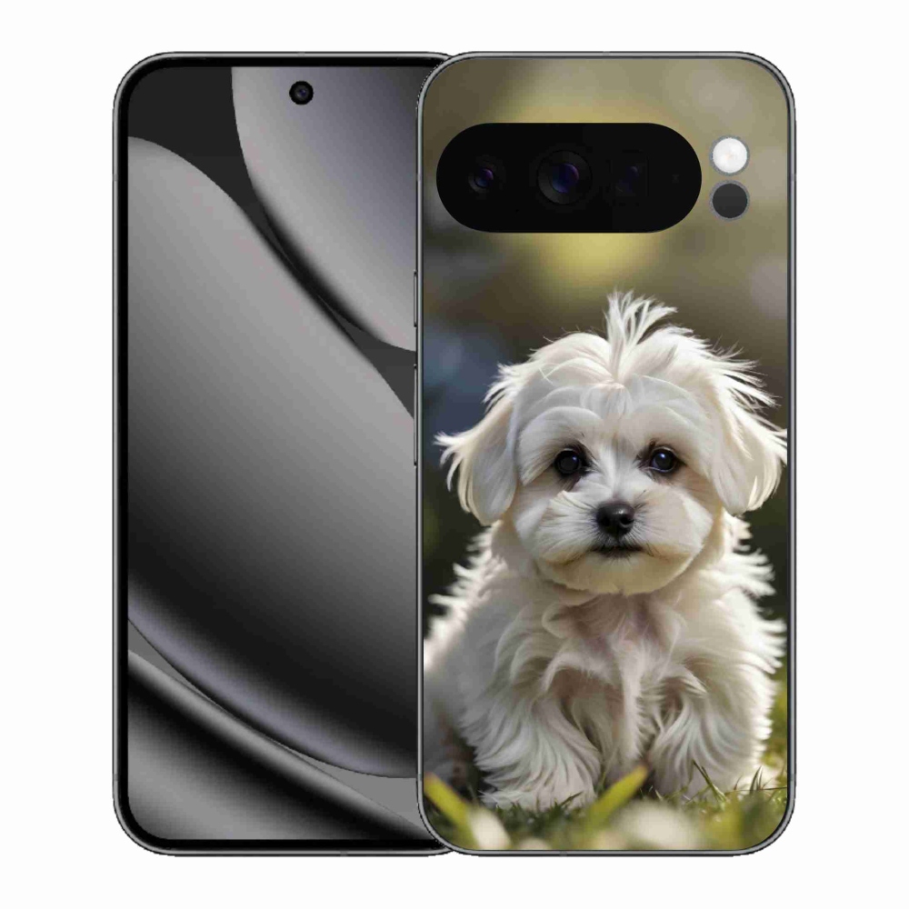 mmCase gél tok a Google Pixel 10 Pro XL-hez – aranyos máltai kutyus