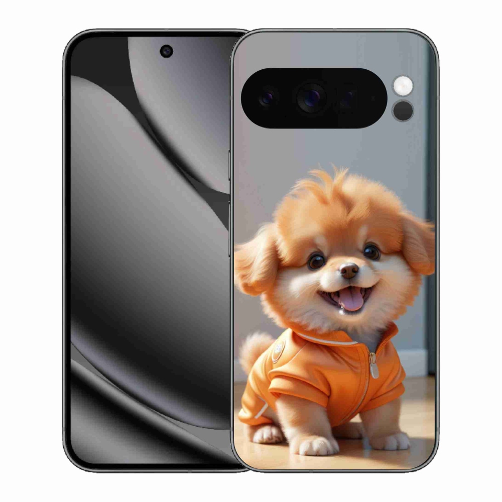 mmCase gél tok a Google Pixel 10 Pro XL-hez – aranyos pomerániai pulóverben