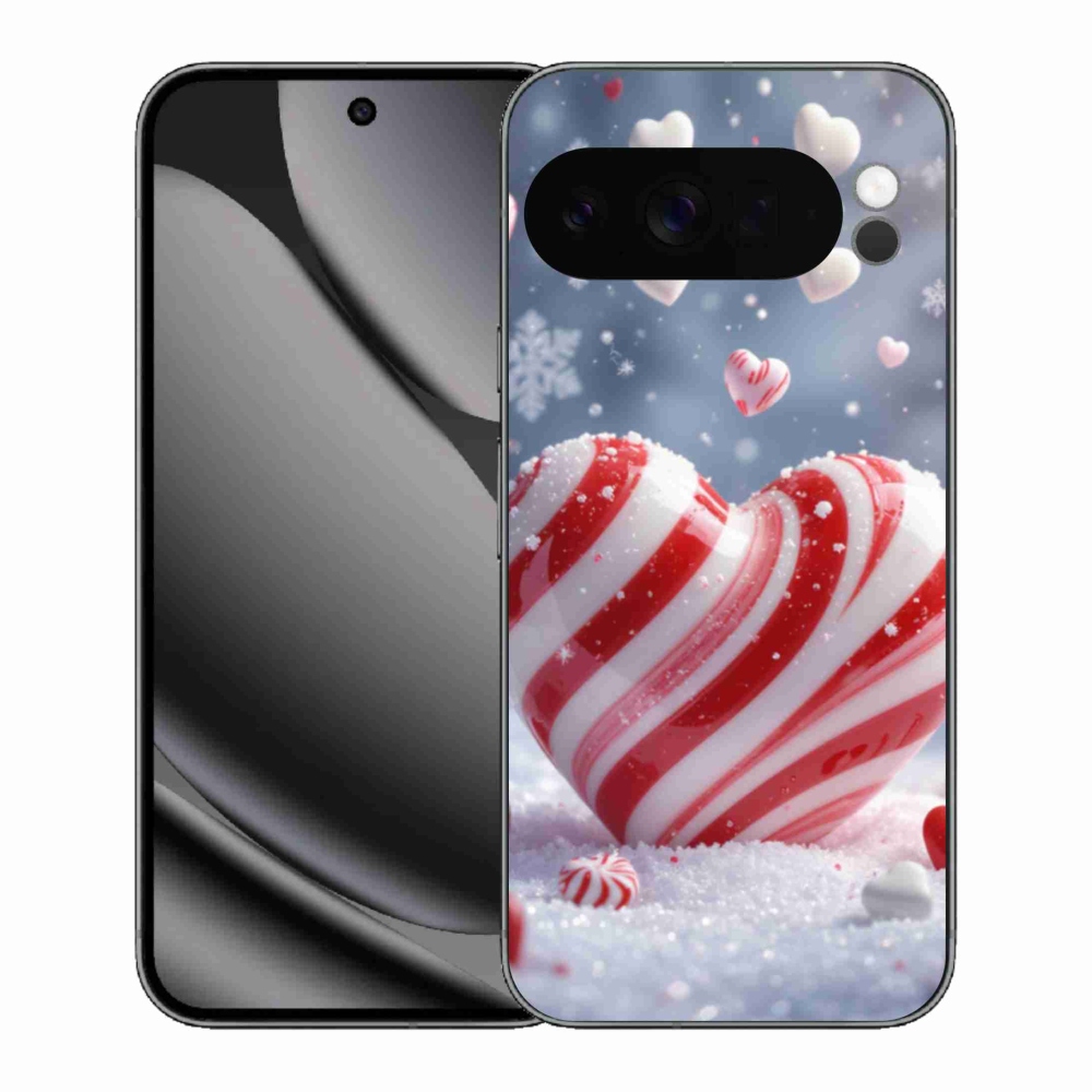 Zselés borítás mmCase a Google Pixel 10 Pro XL-hez - édes szívecske