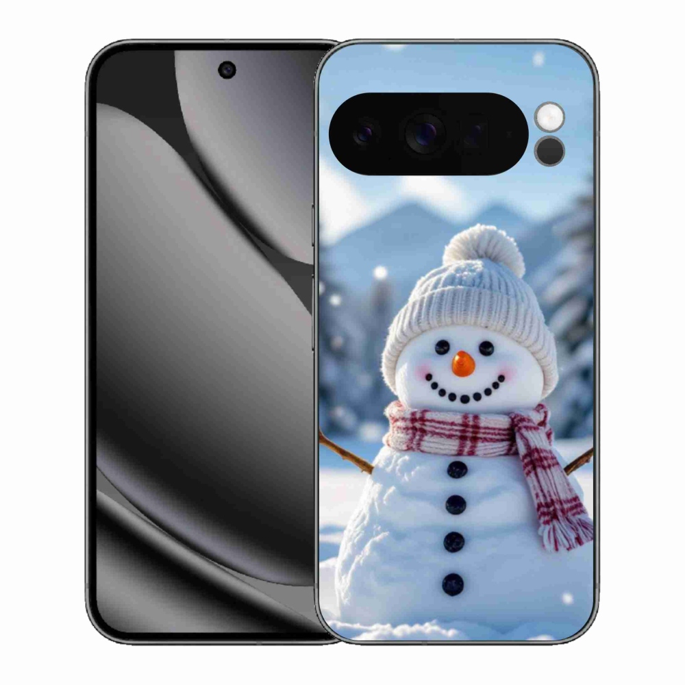 Gél borítás mmCase a Google Pixel 10 Pro XL-hez - Hóember 3