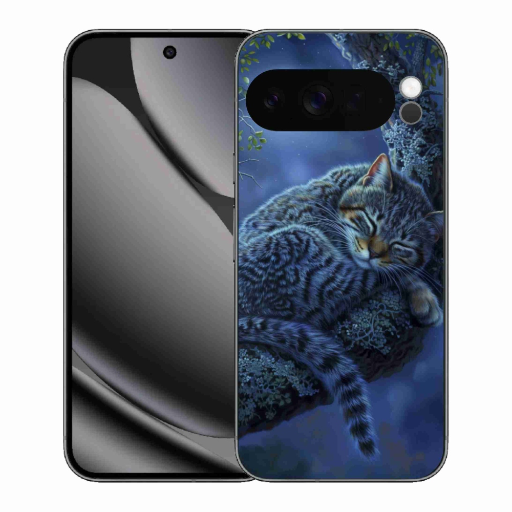 Gél borítás mmCase a Google Pixel 10 Pro XL-hez - alvó macska