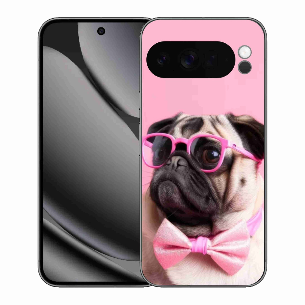 Zselés borítás mmCase a Google Pixel 10 Pro XL-hez - stílusos mopsz