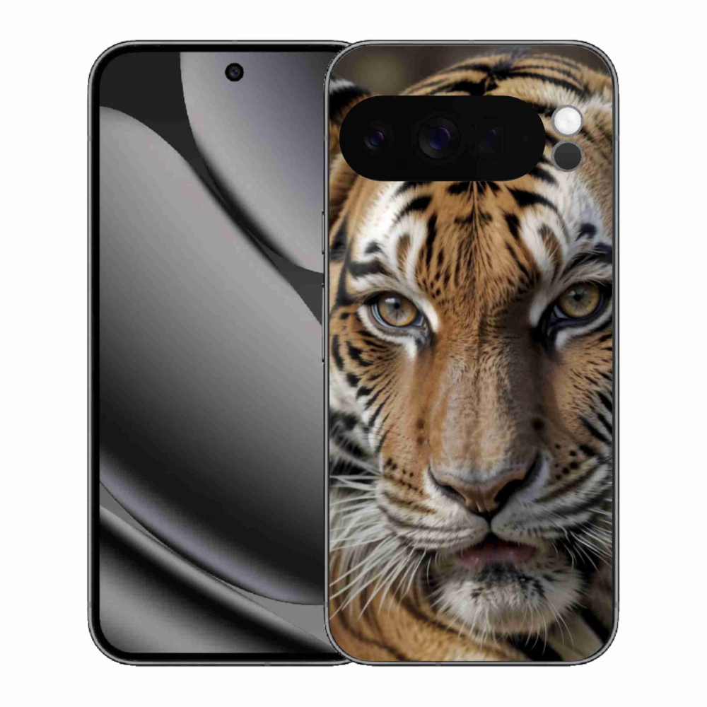 Zselés borítás mmCase a Google Pixel 10 Pro XL számára - tigris nézet