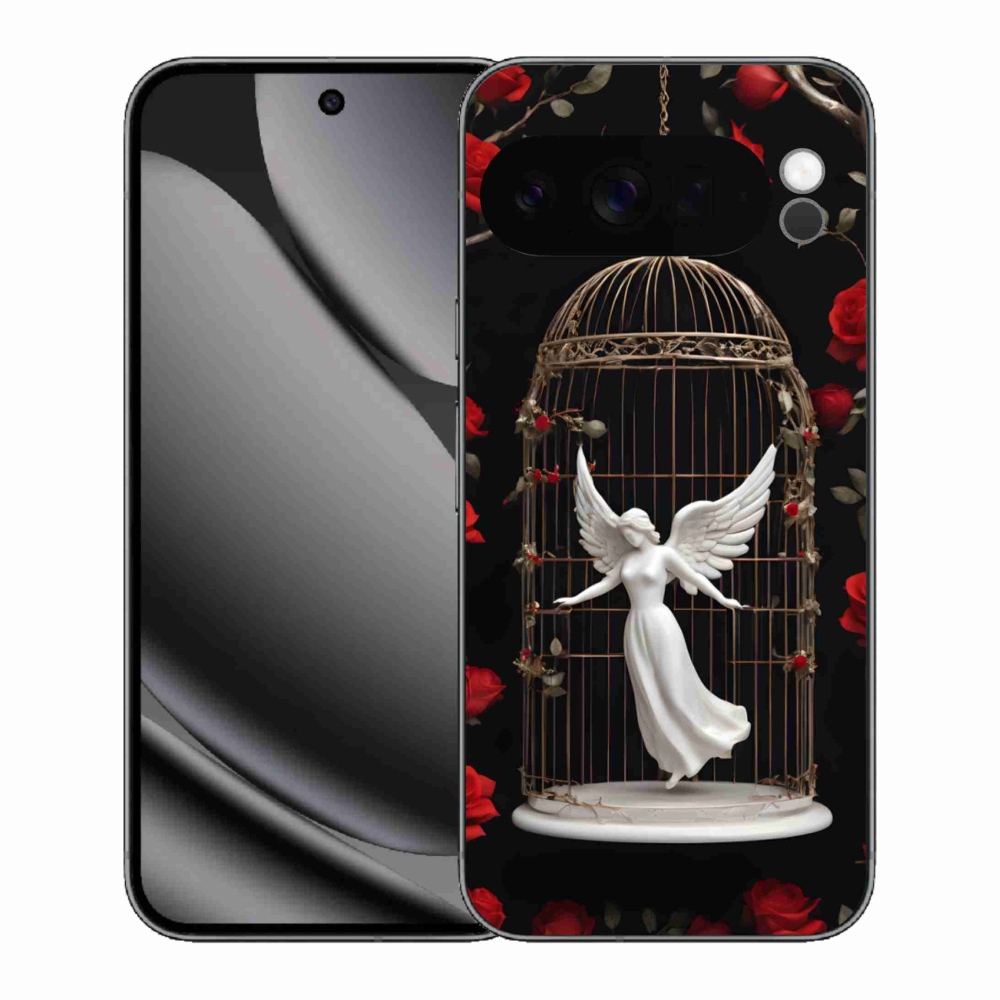 Gél borítás mmCase a Google Pixel 10 Pro XL számára - csapdába esett angyal