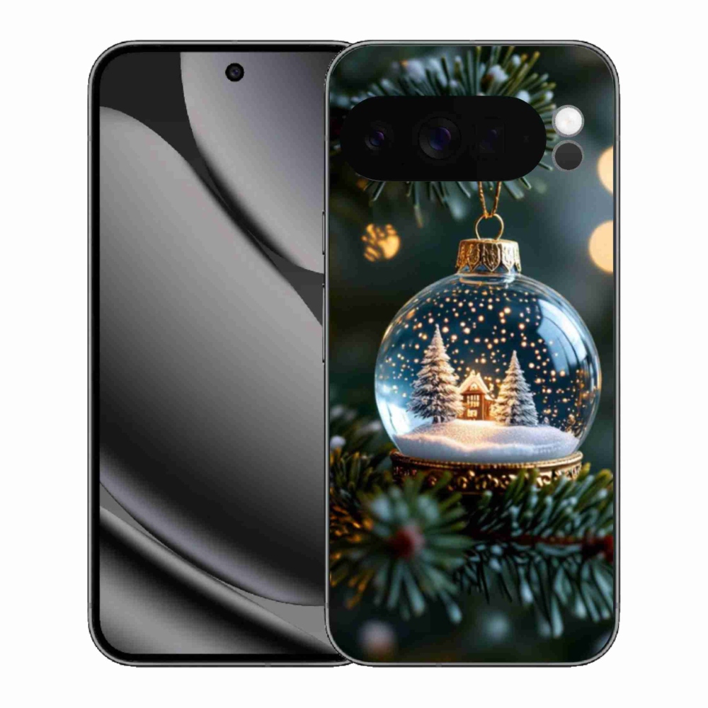 Gél borítás mmCase a Google Pixel 10 Pro XL-hez - Karácsonyi gömbök 2