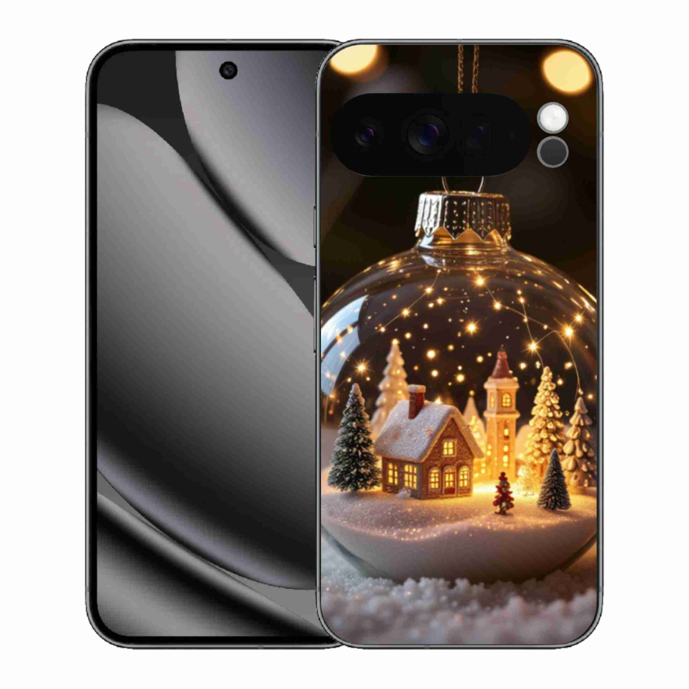 Gél borítás mmCase a Google Pixel 10 Pro XL-hez - Karácsonyi gömbök 3