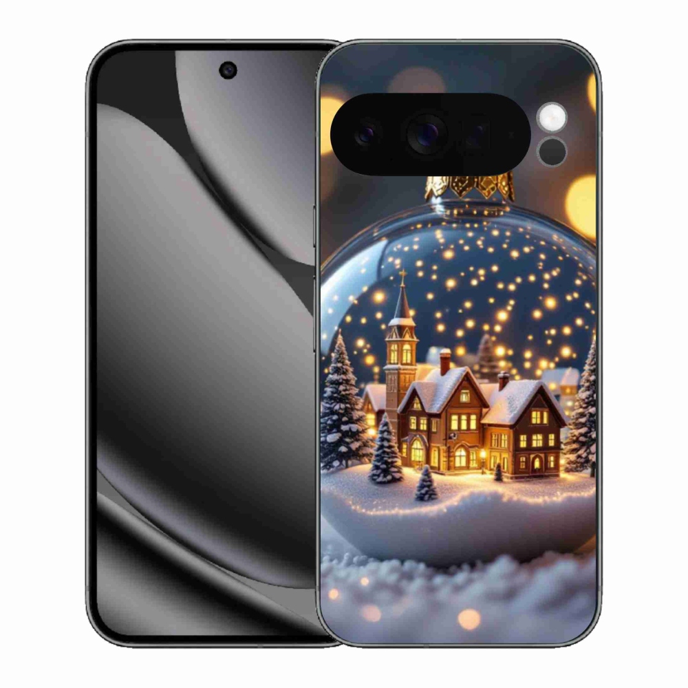 Gél borítás mmCase a Google Pixel 10 Pro XL-hez - Karácsonyi gömbök 4