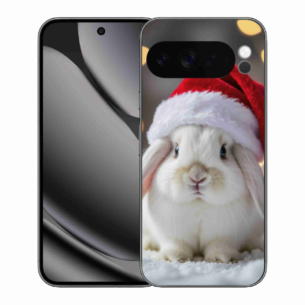 Gél borítás mmCase a Google Pixel 10 Pro XL számára - Karácsonyi nyúl