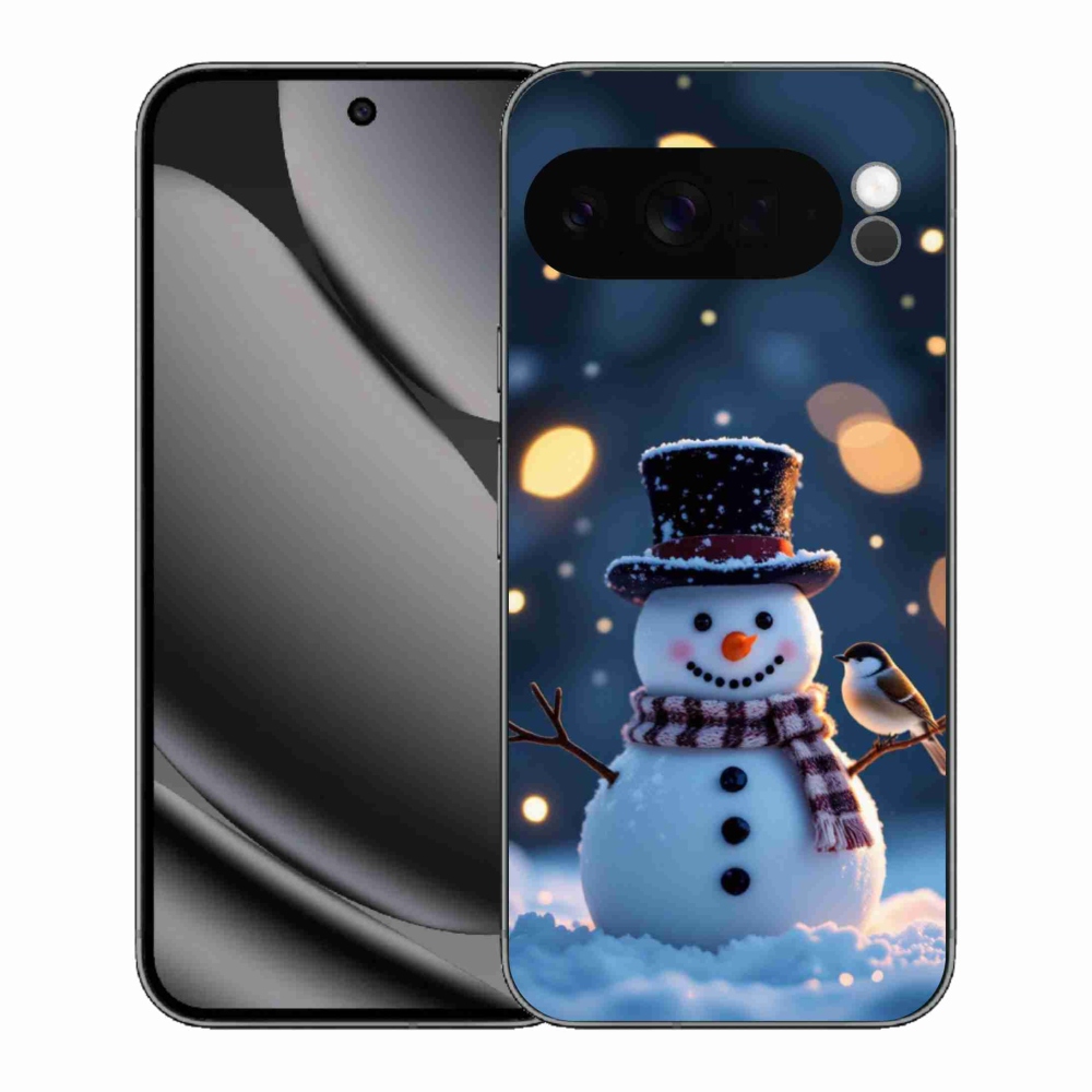 mmCase gél tok a Google Pixel 10 Pro XL-hez – karácsonyi hóember