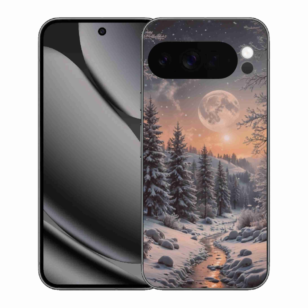 Gél borítás mmCase a Google Pixel 10 Pro XL-hez - téli táj 2