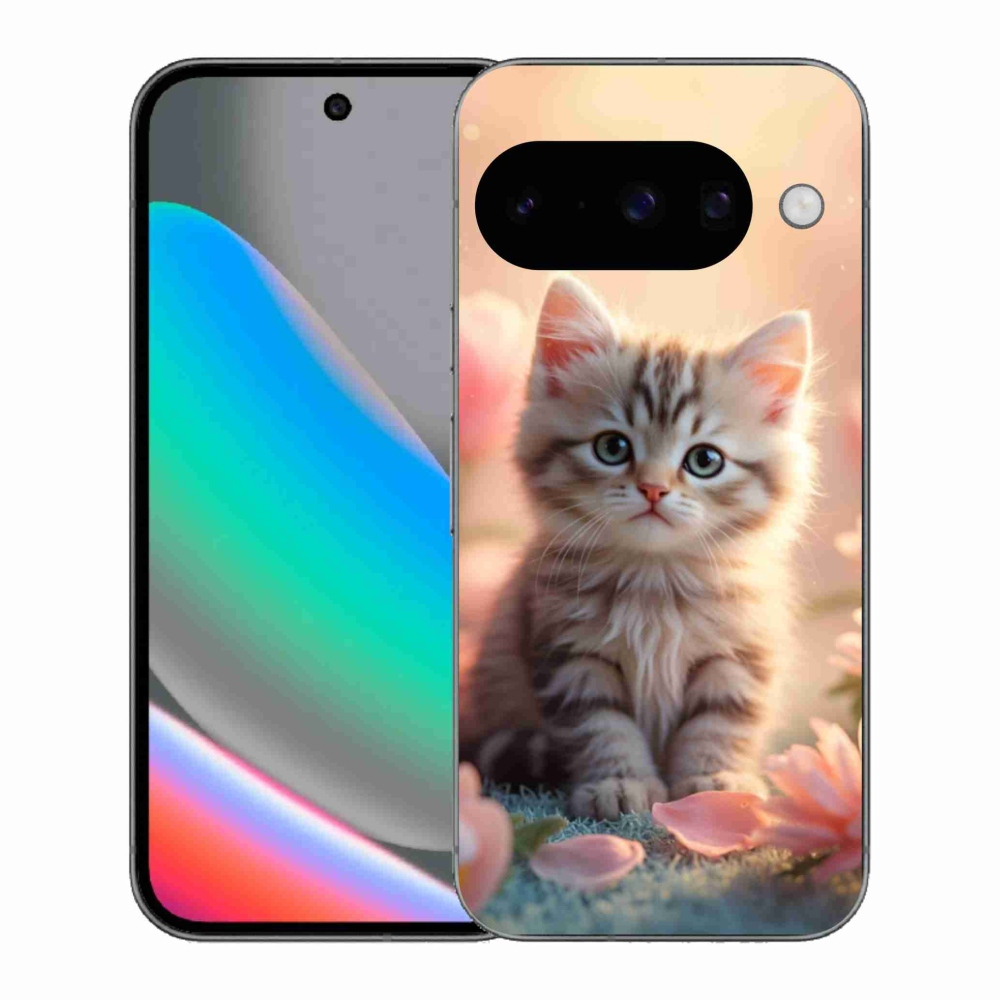 Gél borítás mmCase a Google Pixel 10 számára - aranyos cica 8