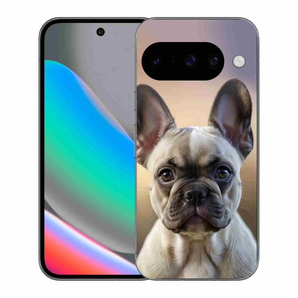 mmCase gél tok a Google Pixel 10-hez – aranyos francia buldog