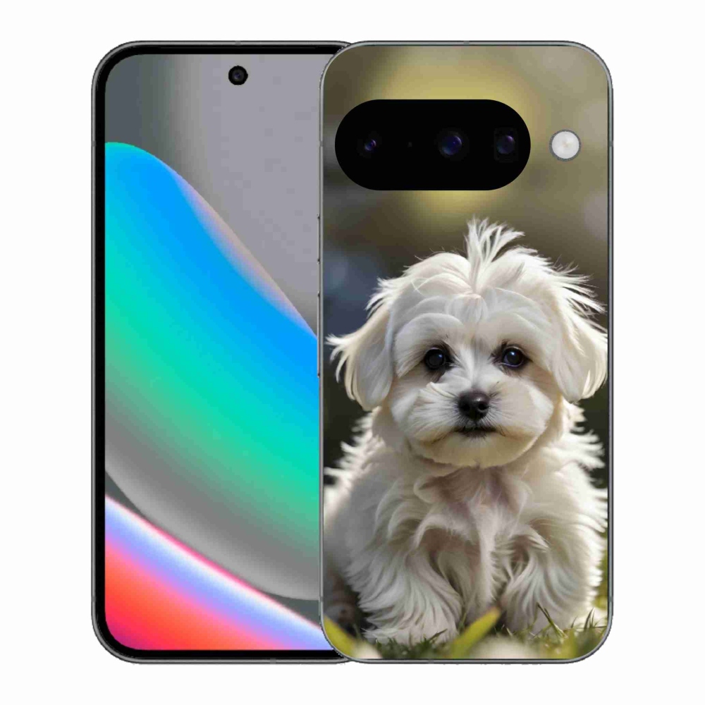 mmCase gél tok a Google Pixel 10-hez – aranyos máltai kutyus