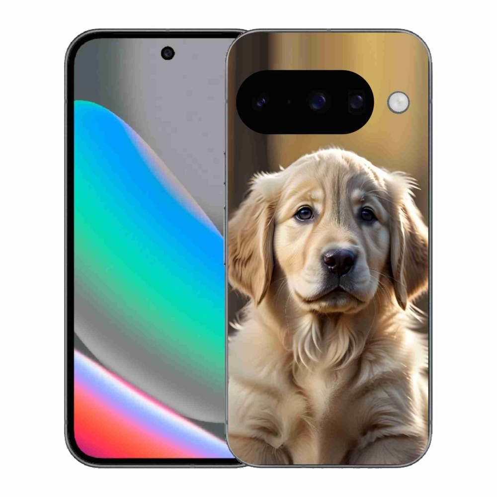mmCase gél tok a Google Pixel 10-hez – aranyos arany retriever