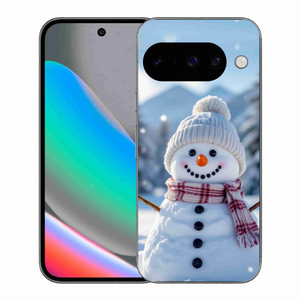 Gél borítás mmCase a Google Pixel 10 számára - hóember 3