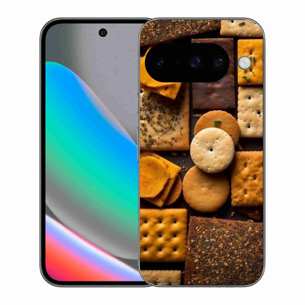 Zselés borítás mmCase a Google Pixel 10 számára - kekszek