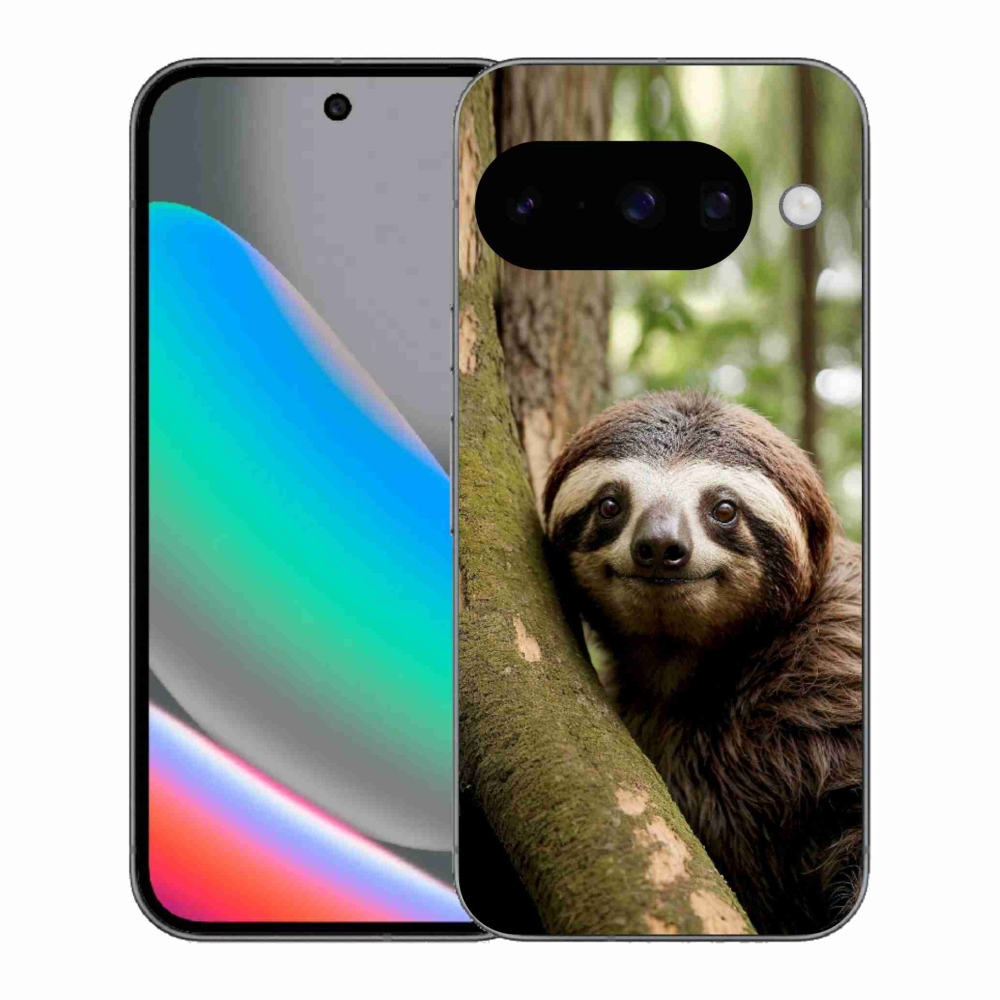 mmCase gél tok a Google Pixel 10-hez – mosolygós lajhár