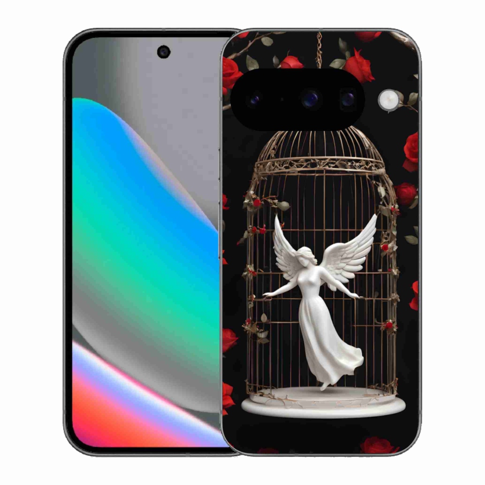 Gél borítás mmCase a Google Pixel 10 számára - csapdába esett angyal