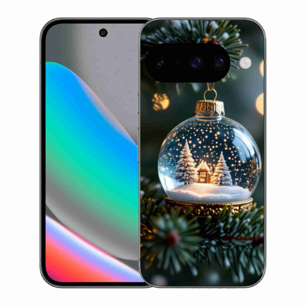 Gél borítás mmCase a Google Pixel 10 számára - Karácsonyi gömbök 2