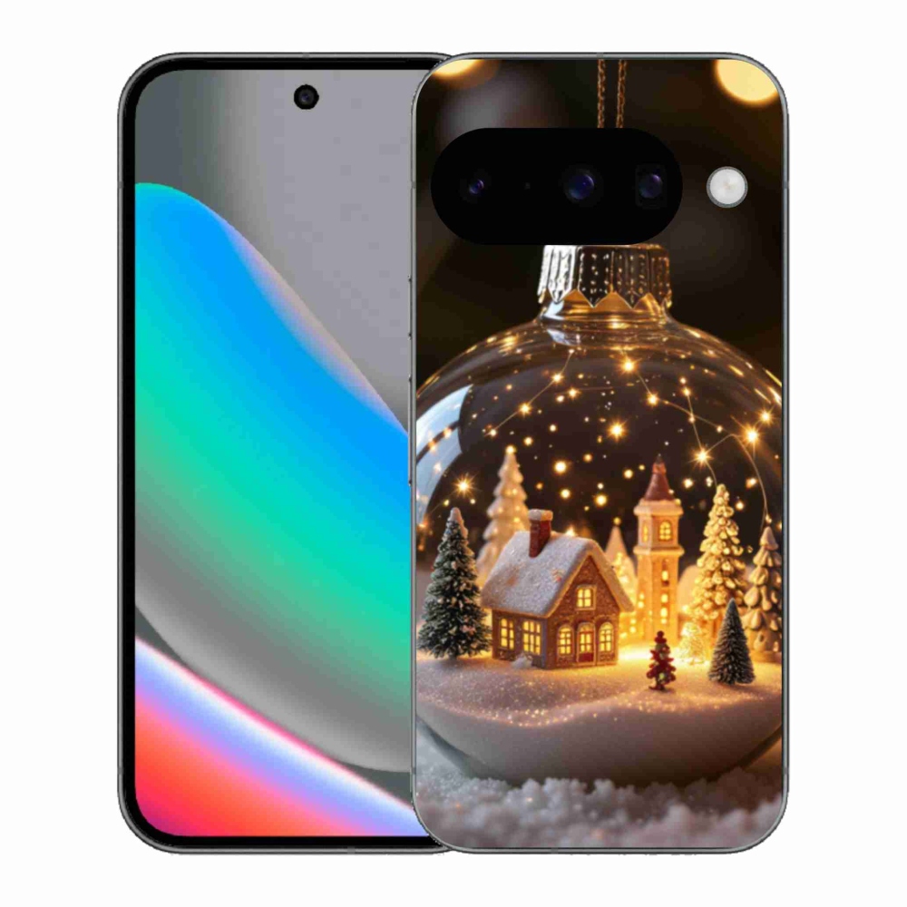 Gél borítás mmCase a Google Pixel 10 számára - Karácsonyi golyók 3