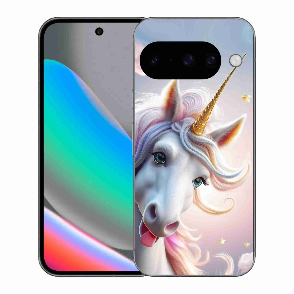 mmCase gél tok a Google Pixel 10-hez – vidám egyszarvú