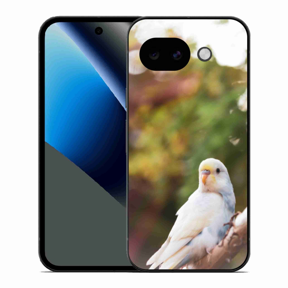 Zselés borítás mmCase a Google Pixel 10a számára - andulka fehér