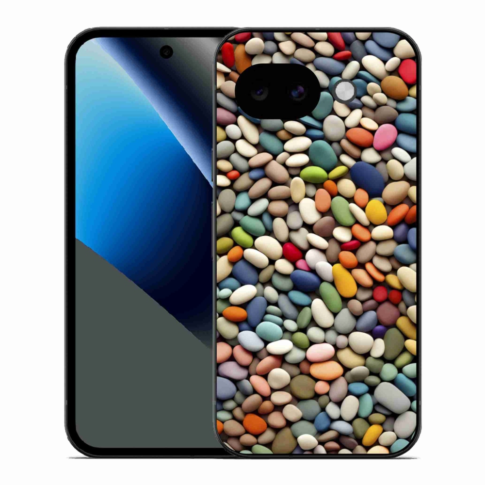 Zselés borítás mmCase a Google Pixel 10a számára - színes strasszkövek 2