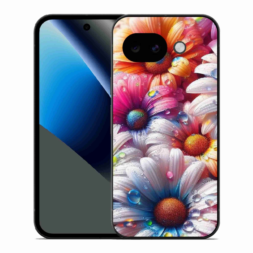 Gél borítás mmCase a Google Pixel 10a számára - színes margaréták