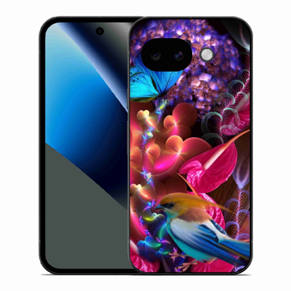 Gél borítás mmCase a Google Pixel 10a számára - színes virágok