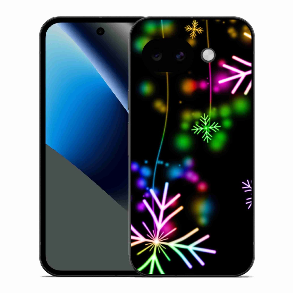 Zselés borítás mmCase a Google Pixel 10a készülékhez - színes pelyhekkel